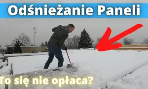 Odśnieżanie paneli PV zimą: Czy warto ryzykować dla 1-4%?