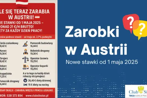 Zarobki elektryka w Austrii: 3500€ brutto + 13. i 14. pensja?