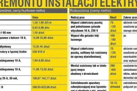Wymiana instalacji elektrycznej: Ile kosztuje i jak nie przepłacić?