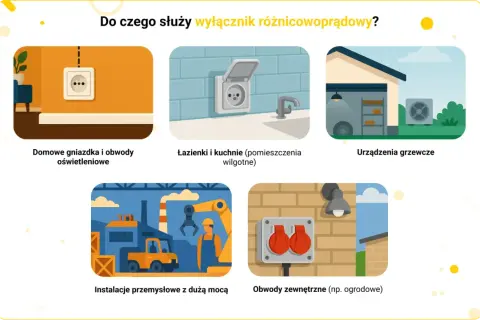 Garaż pod napięciem: Jak prawidłowo dobrać bezpieczniki i RCD?