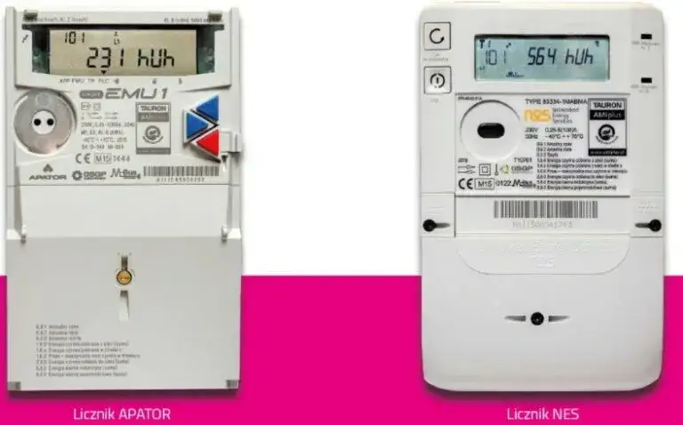 różne typy liczników energii elektrycznej tauron