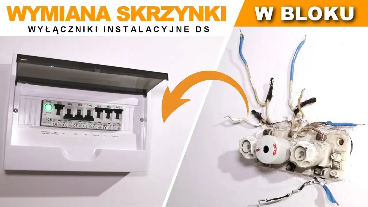 elektryk wymienia bezpieczniki