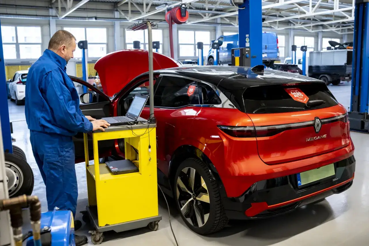 warsztat samochodów elektrycznych