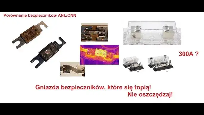 por&oacute;wnanie bezpiecznik&oacute;w ANL AGU