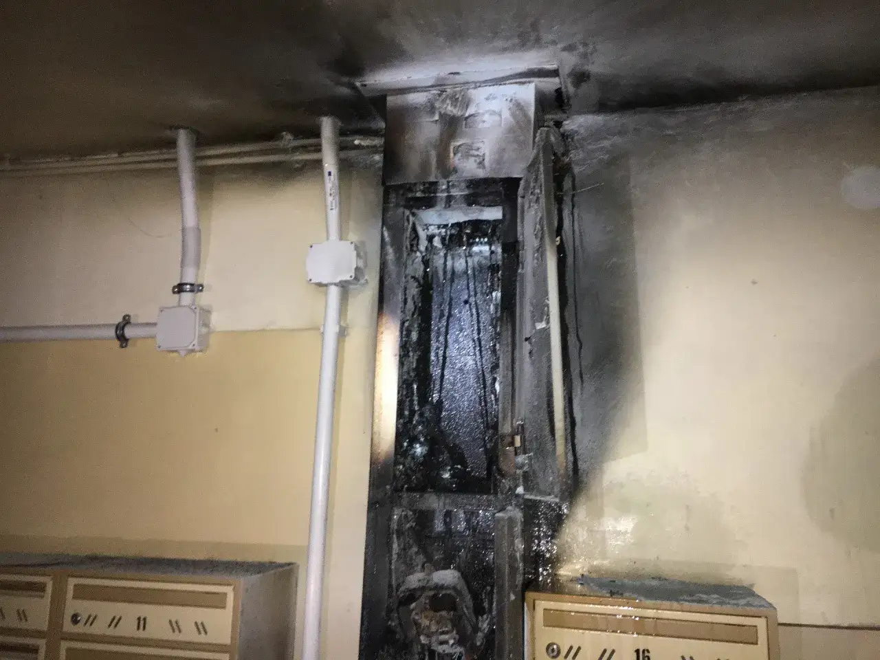 Pożar od wadliwej instalacji elektrycznej