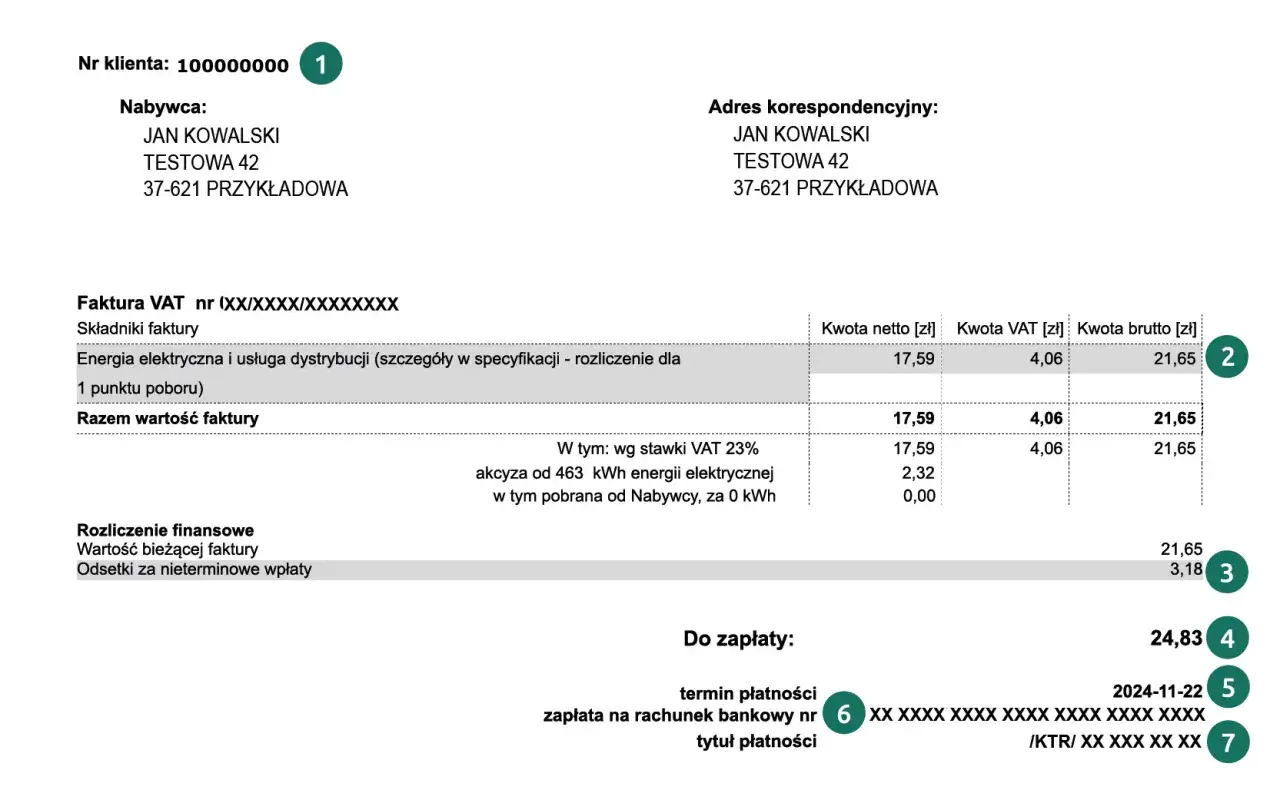 PGE eBOK zmiana okresu rozliczeniowego instrukcja